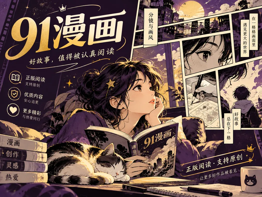 漫画分镜阅读主题视觉